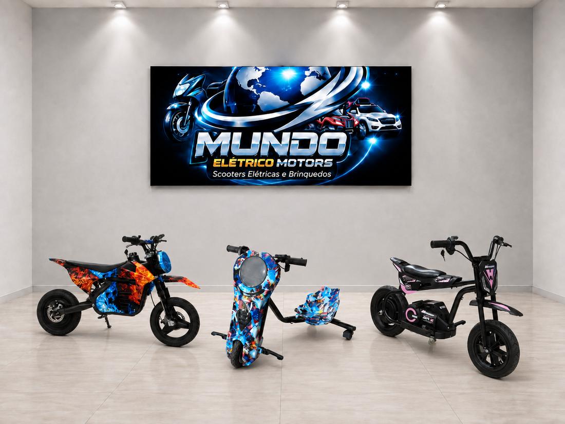 Motinhos, triciclos drift e brinquedos elétricos infantis
